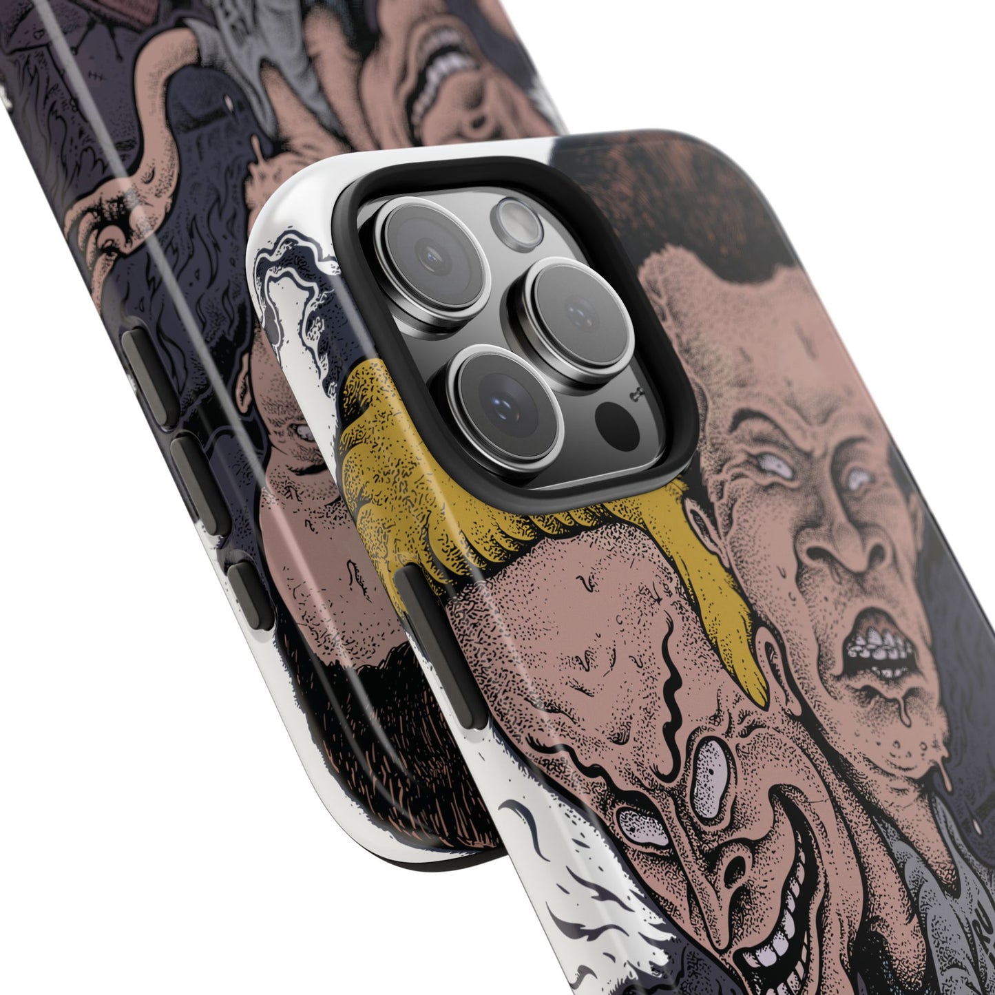 Cartoon Horror Phone Case — Grinning Bevis And Butthead Graphic Case
