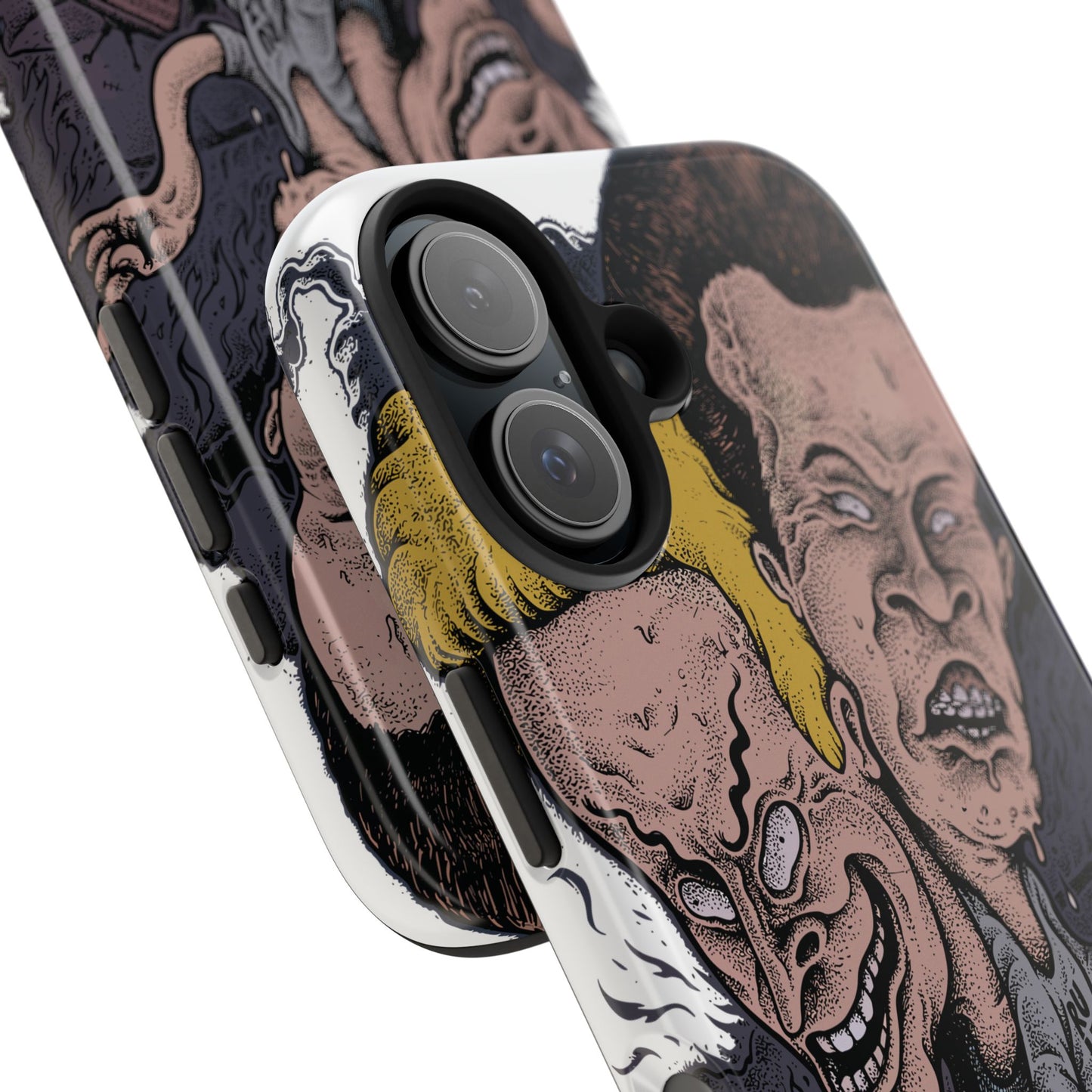 Cartoon Horror Phone Case — Grinning Bevis And Butthead Graphic Case