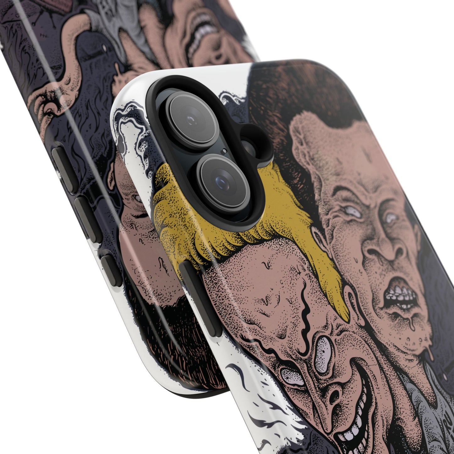 Cartoon Horror Phone Case — Grinning Bevis And Butthead Graphic Case