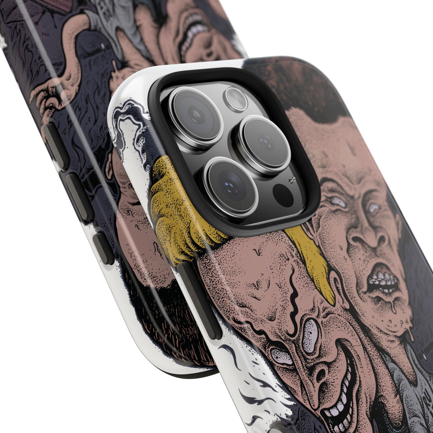 Cartoon Horror Phone Case — Grinning Bevis And Butthead Graphic Case