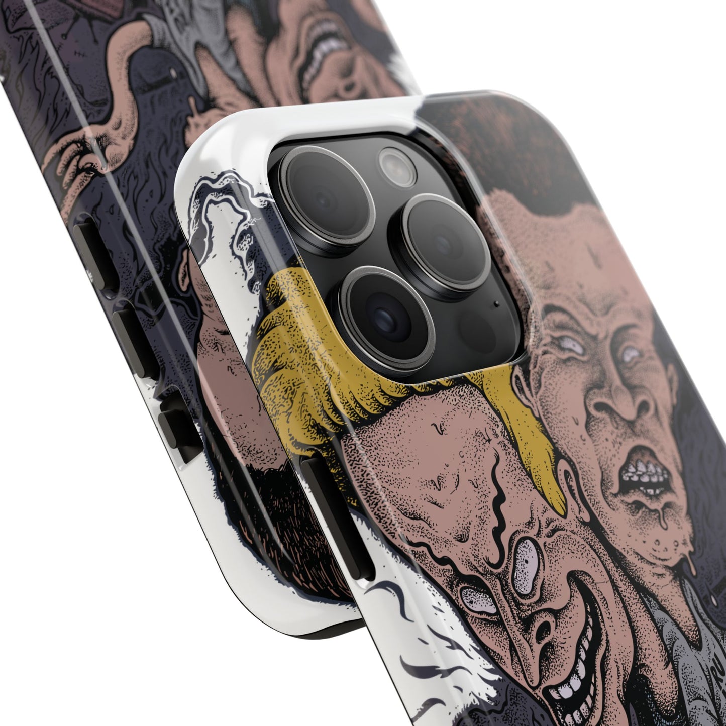 Cartoon Horror Phone Case — Grinning Bevis And Butthead Graphic Case