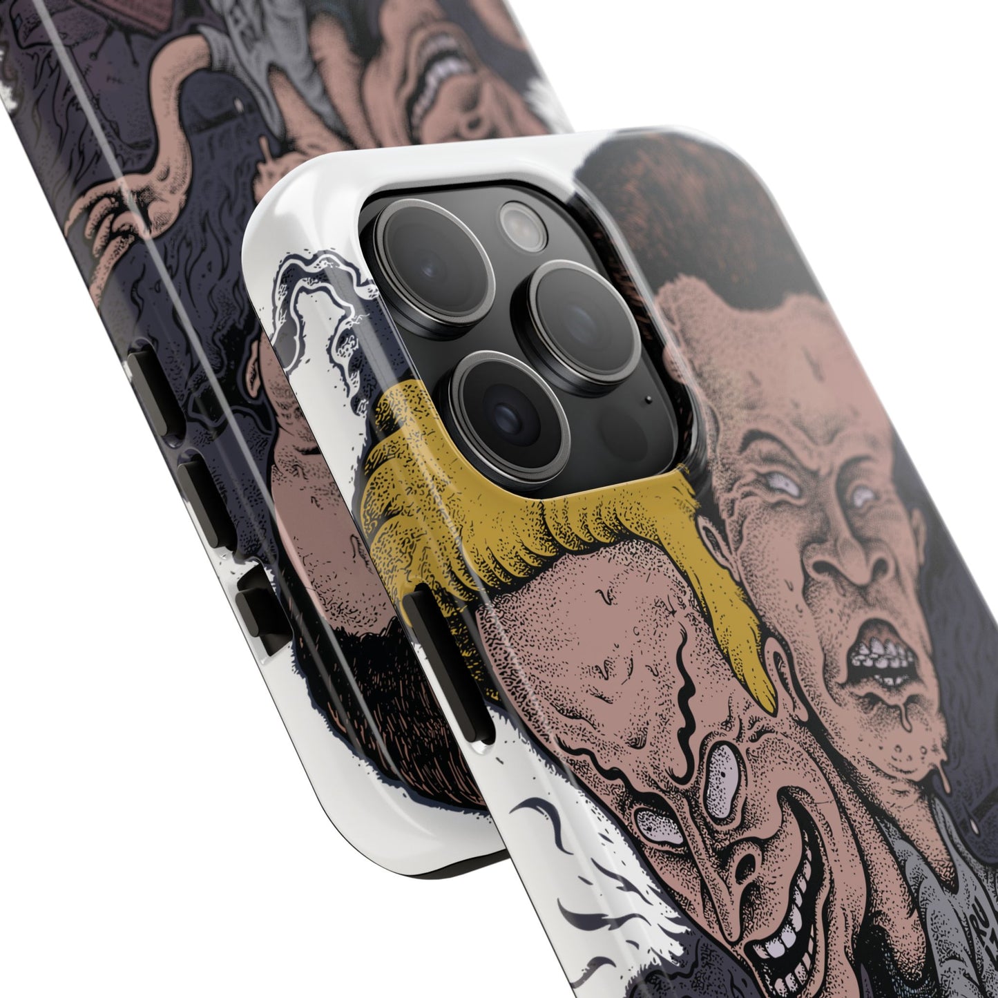 Cartoon Horror Phone Case — Grinning Bevis And Butthead Graphic Case