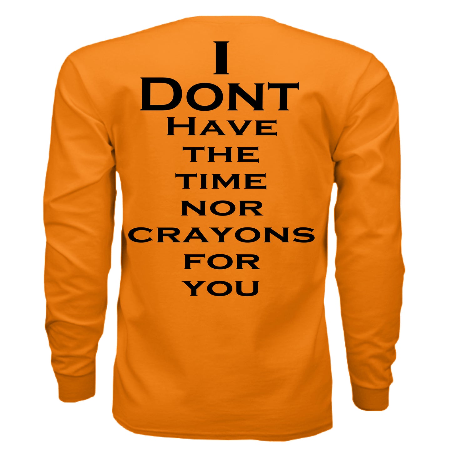 SAFETY ORANGE - BACK